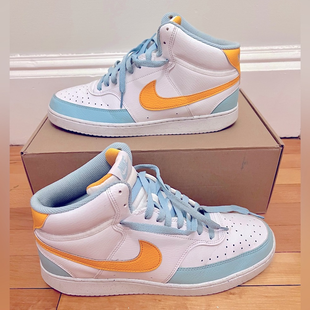 NIKE Court Vision Mid Size 11 Blue/Orange